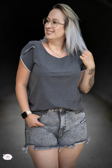Schnittmuster für Shirt Finja – PDF-Größen 34-50 | Anpassungsfähig - Bild 9
