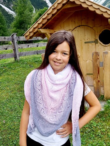 Strickanleitung Dreiecktuch "Amelie"