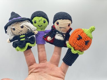 Halloween Special - Finger puppets - Crochet