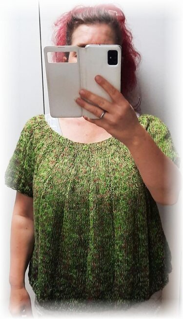 Strickanleitung Babydoll, Tunika oder Kleid Quickly mit Rundpasse - Bild 6