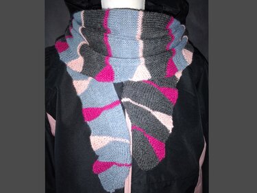 °Strickanleitung Tuch "Lyria" oder "das Restetuch"