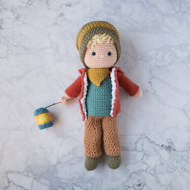 Anleitung Outfit "Lichterkind" für Anziehpuppe Toni - Häkelpuppe - Häkeln