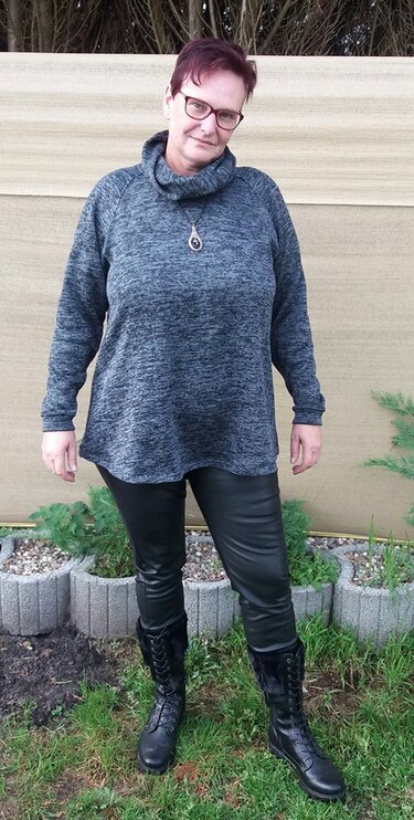 Anleitung Dahlia Rollkragen Erweiterung von 36 - 62 - Bild 4