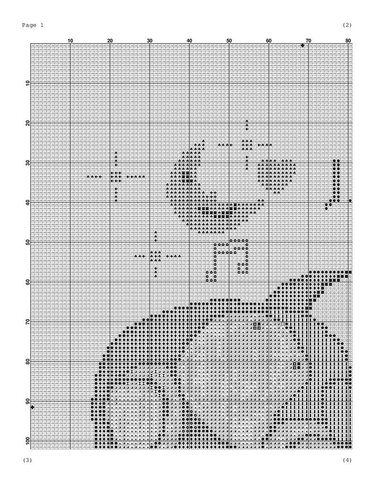 Birthday announcement scheme for Cross stitch - Embroidery