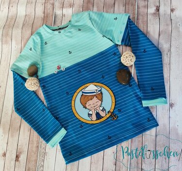 Anleitung Shirt Ginger&Fred Gr. 80-158 - Nähen