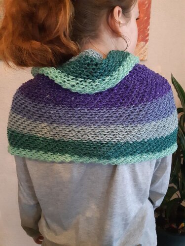 Anleitung Lila Möbius Loop "Leonie" häkeln für Anfänger - Bild 2