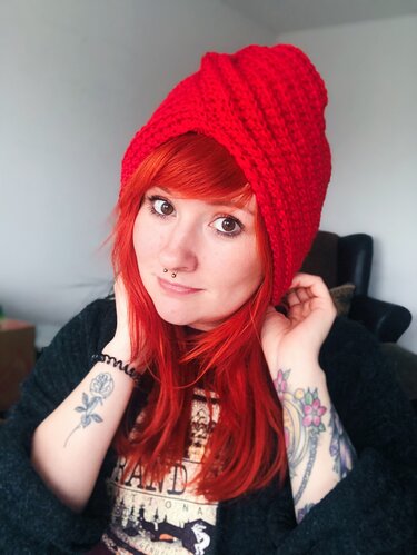 Anleitung Turban Mütze für Anfänger - Stricken