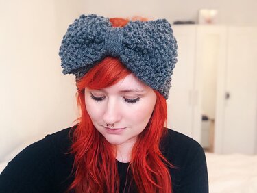 Anleitung Gestricktes Schleifen Stirnband für Anfänger - für alle Größen - Bild 3