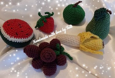 Anleitung Verschiedene Sorten Obst - Häkeln