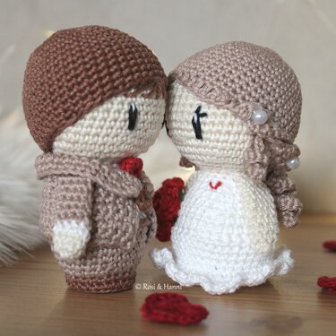 Häkelanleitung Mr & Mrs - Brautpaar - das perfekte Hochzeitsgeschenk