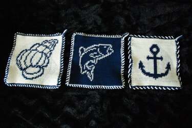 Tutorial doubleface potholders „sea motifs 1“ - Image 2