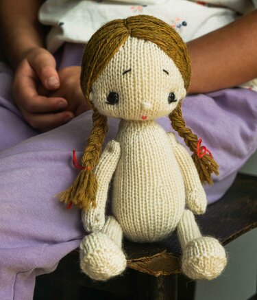 Knitting Little Doll Pattern