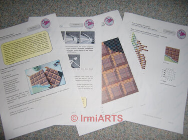 Tutorial doubleface potholders „Chocolate“ - Crochet