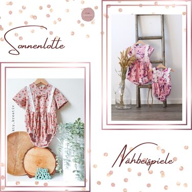 Anleitung Sonnenlotte - Romper Gr. 56 - 104 - Nähen