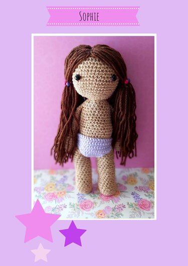 Anleitung Amigurumi Puppe "Sophie" häkeln