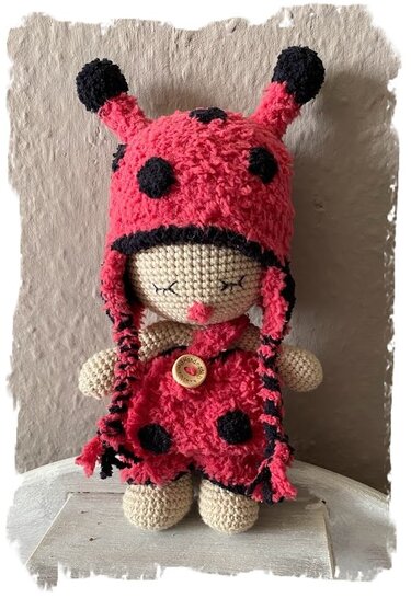 Pattern Napp-Gang: Baby doll Ladybug Tammy - Crochet