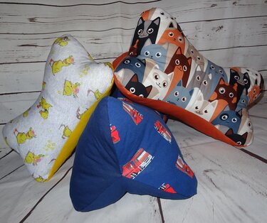 Leseknochen Kissen in 4 Größen nähen E-Book Schnittmuster