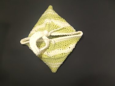 Topflappen mit Eingriff - Häkeln