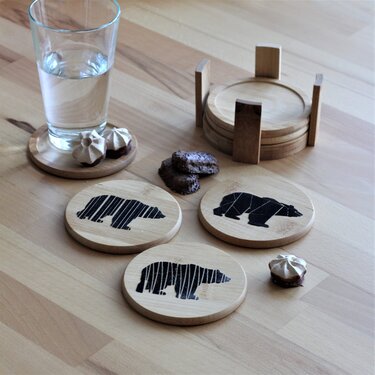 Plottergrafik | into the wild | Bär - Plotting