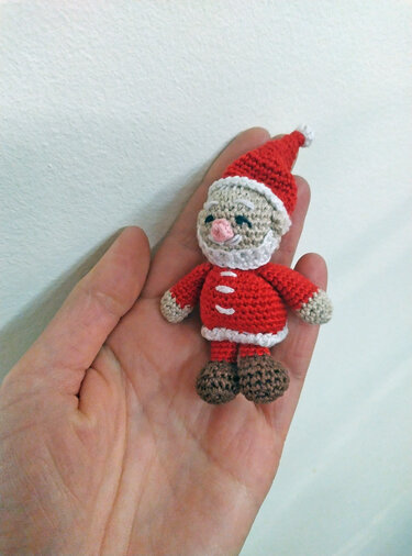 Pattern Tiny Santa Clause - Crochet