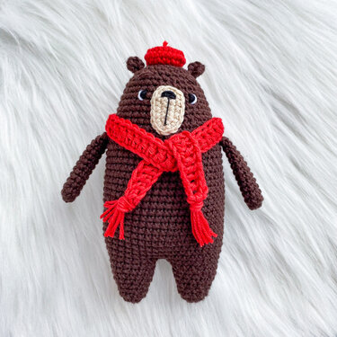 Pattern Winter bear - Crochet