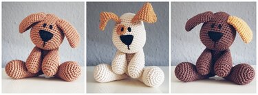 Anleitungspaket Hund - Häkeln