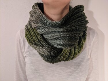 Strickanleitung Einfacher Loop Schal - Bild 3