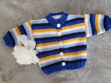 Strickanleitung Baby Set bestehend aus Jäckchen und Mütze Größe 56/62!