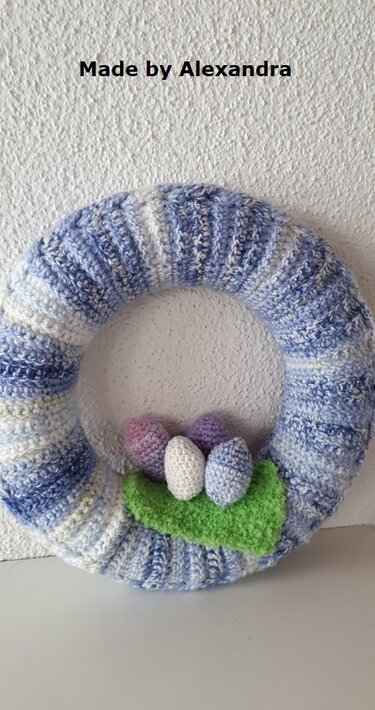 Häkelanleitung Türkranz "Ostern" - Bild 8