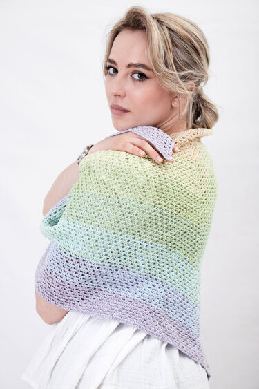 Anleitung Häkeltuchmuster „Light Granny“ - Bild 4