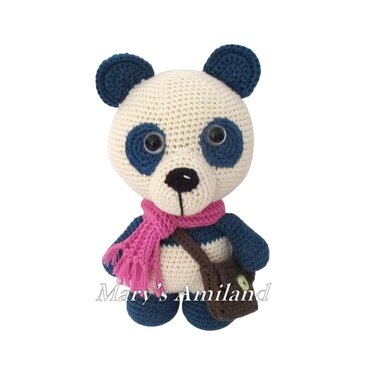 Pattern Winston Panda the Ami - Crochet