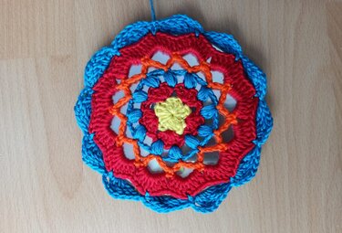 Häkelanleitung - Mandalaglitzern