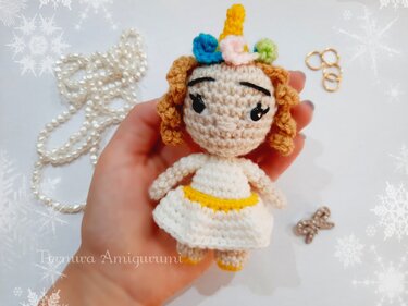 crochet pattern x 2 !! unicorn girl + fairy girl!English / Deutsch / Dutch