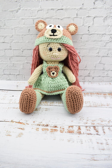Crochet Pattern Bear Doll