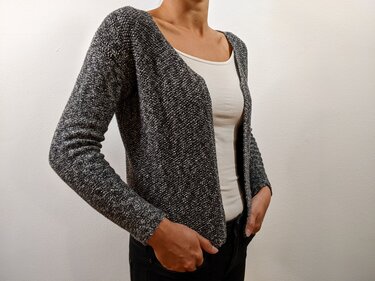 Strickanleitung kurze Jacke - Blazer