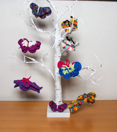 Butterflies Susi and Sarah decoration crochet pattern