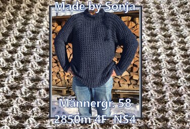 Anleitung kuscheliger Rollkragen-Pullover Honey-Hygge Unisex Gr. S-XXL - Bild 9