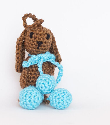 Crochet Pattern: Bunny Keyring