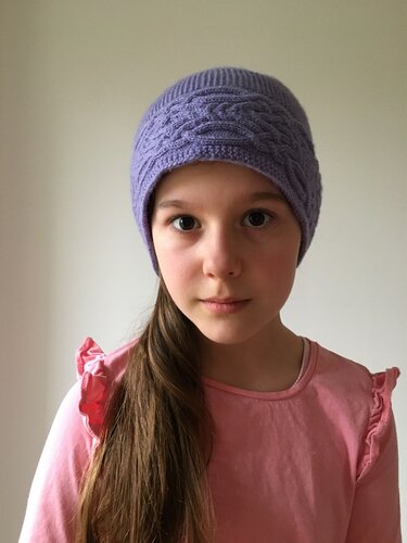 Ezekiel Hat cable pattern for girls and ladies adults knitting pattern