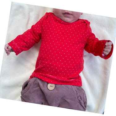 Shirt "Amerika" Gr. 50-110 Baby Kids Nähen Schnittmuster A4 Beamerdatei