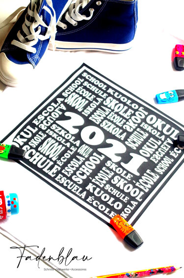 Plotterdatei Schulstürmer 2021 - Mädchen - Plotting