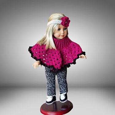 Pattern Dolls Poncho and Pants - Crochet