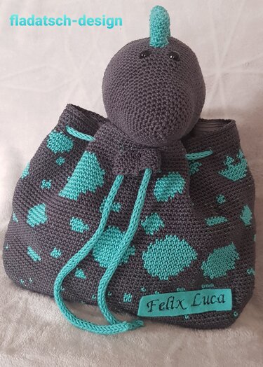 Anleitung Kinderrucksack "Dino" - Bild 2