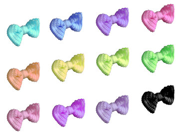 Häkelanleitung: Haargummi Schleife