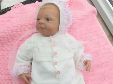 Strickanleitung TRAUMSET3 Gr. 50 3-teilig für Reborns