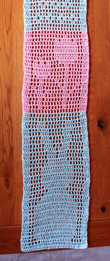 Table Ribbon Osterfreuden crochet pattern