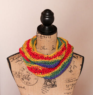 Summer Loop Sky Flower Knitting Pattern