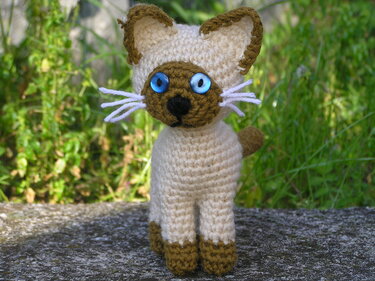 Pattern Siamese cat amigurumi - Crochet