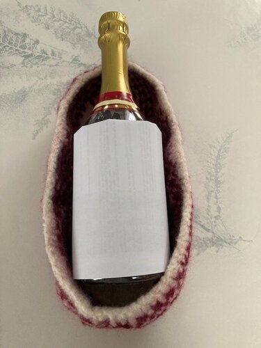 Anleitung gehäkelter Filzkorb - Felting