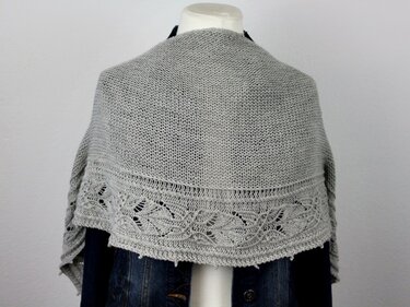 Strickanleitung halbrundes Tuch "Kingston"